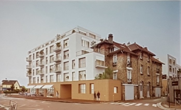 3.Vue Projet Immobilier du Carrefour rue Garrel : B<sup class="typo_exposants">d</sup> République